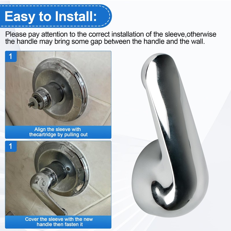 H79 Faucet Handle Compatible with Delta Tub & Shower Single