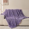 NEWCOSPLAY Super Soft Throw Blanket Lavender Premium Silky Flannel Fleece