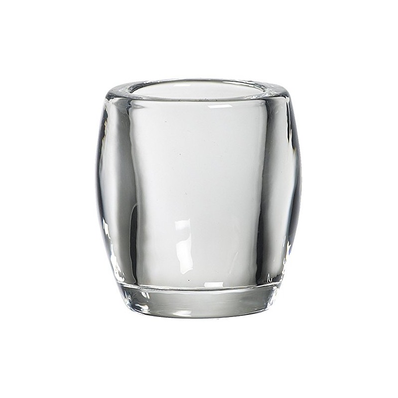 bolsius Kerzenständer, Glas, Farblos, 7.2x7.2x7.7 cm