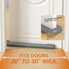 fowong 2 Pack Door Draft Stopper 30" Adjustable Under Door