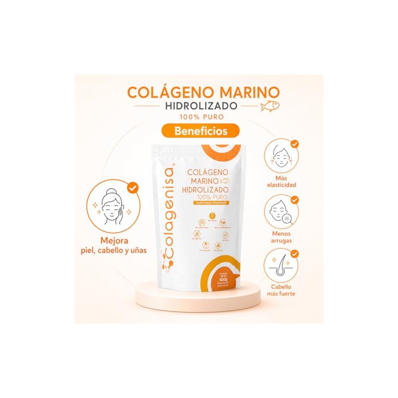 Colágeno Hidrolizado Marino 100 Puro
