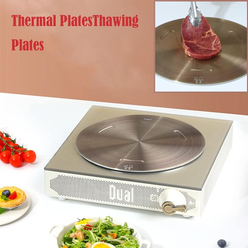ZJYICANUS 6.4 Inch Induction Converter Heat Sink Ring Plate, Stainless