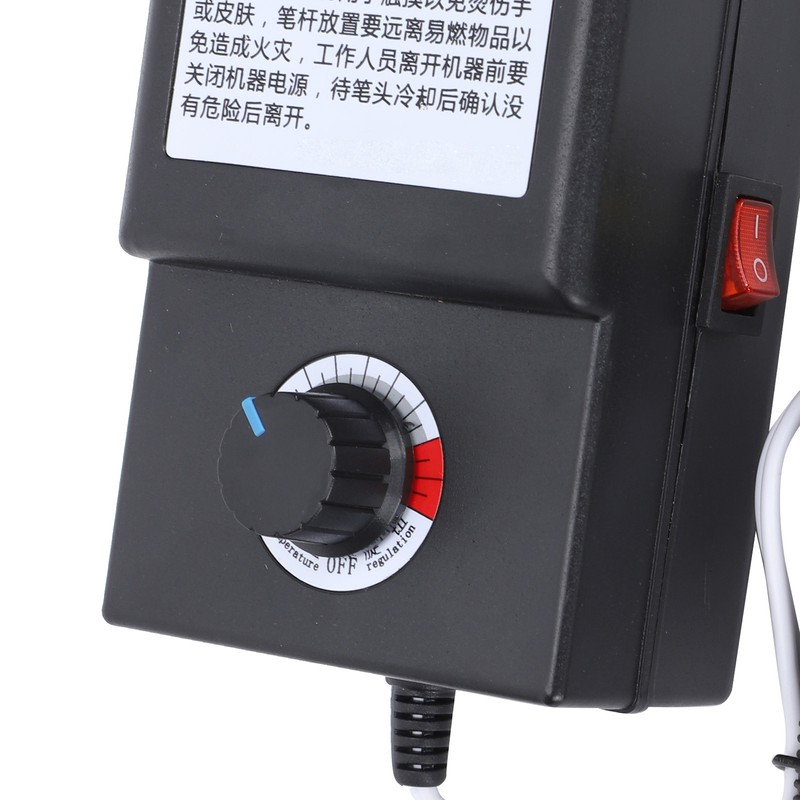 Woodburner Machine Adjustable Temperature Professional Burning Pyrography Set Art SuppliesEU
