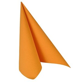 50 Servietten "ROYAL Collection" 1/4-Falz 40 cm x 40 cm orange
