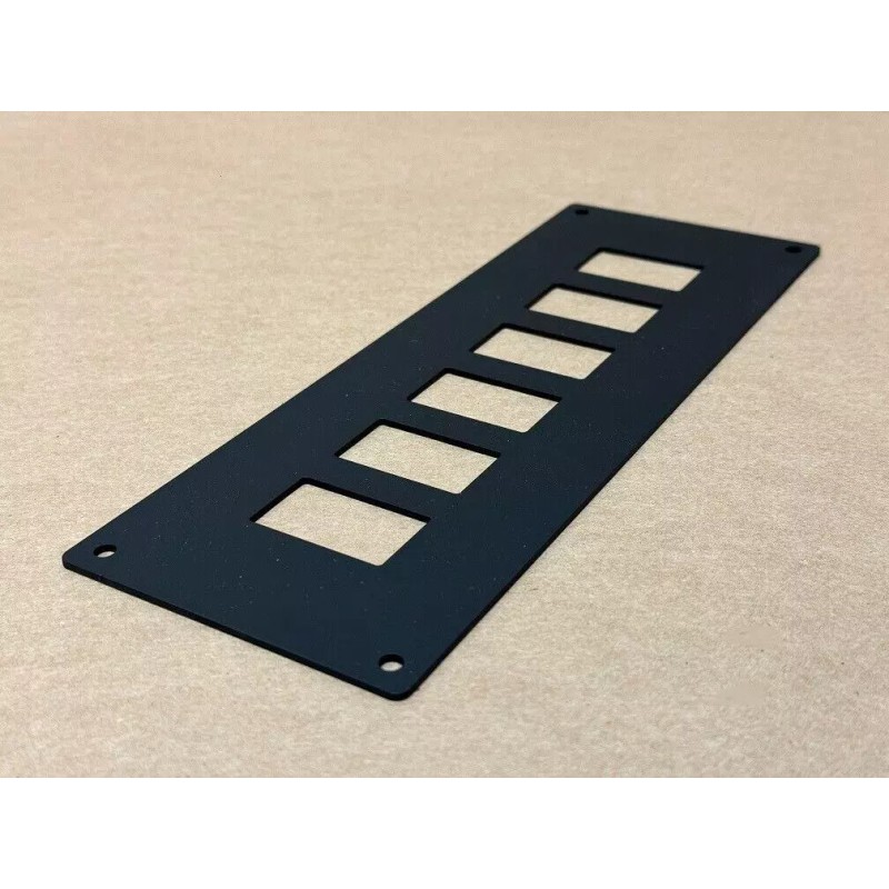 StreetRays [SR] Center Dash Console Plate Panel 6 Rocker Switch