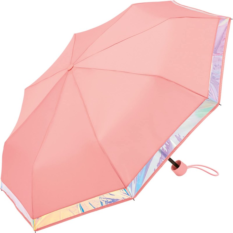 ESPRIT Pocket Umbrella with Iridescent Edges, Shiny Border murex shell