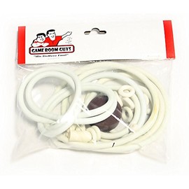 Game Room Guys Williams Zig Zag Pinball White Rubber Ring Kit