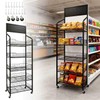 5 Tier Retail Candy Display Rack Metal Storage Shelf with