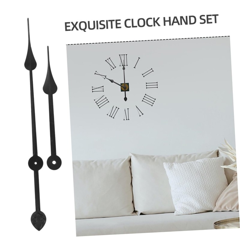 GRIRIW DIY Clock Mechanism Parts 5 Sets Metal Wall Clock