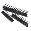 3PCS 1/4in 3/8in 1/2in Socket Holder Organizer Black Multifunctional Storage