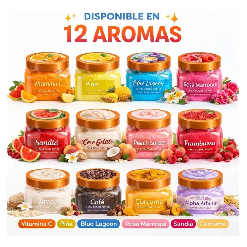 Exfoliante Corporal Granulado Azucar Koreano Mayoreo