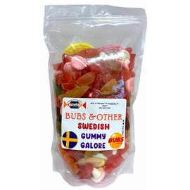 Bubs Godis Gummy and Other Swedish Gummy, Grahns, Aroma and other Sweet and Sour Fruity Gummy Mix 2lb (32oz)