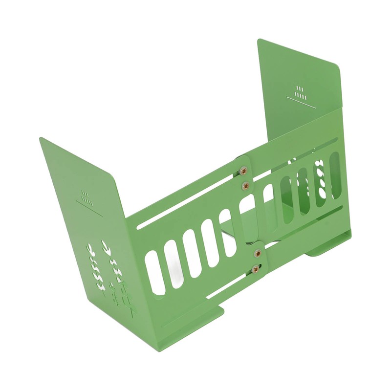 Bookends Green Medium Size 5 to 9in Retractable Design High