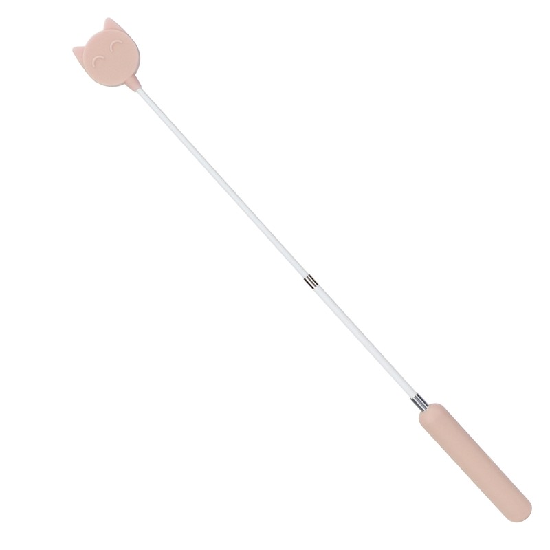 Dog Teaser Stick Extendable Interactive Silicone Handle Puppy Flirt Pole