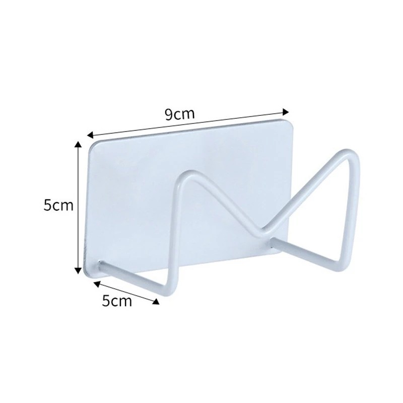 Wall-Mounted Styling Tool Holder for Bathroom – Self-Adhesive Storage Rack