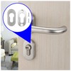 OHYER Set of 2 Oval Protective Escutcheon Keyhole Cover Door