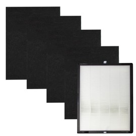 LP350THP Filter for LivePure Aspen series LP350 LP-HF350 LP350THP LP350TH Air Purifiers, 1 Pack LP-HF350 True Hepa Filter and 4 Pack LP-PF900 Pre-Filter