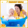 Teling 200 Pcs Mini Rubber Ducks in Bulk Yellow Tiny
