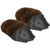 Esschert Design Cast Iron Small Hedgehog Boot Brushes, Pack of