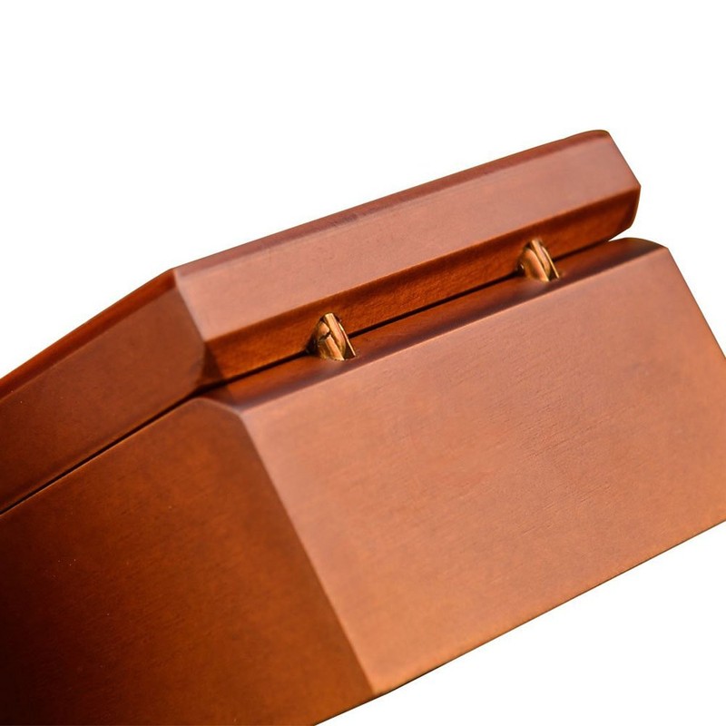 Wind-Up Wooden Music Box with Gold-Plating Movement in,Fur Elise,Brown