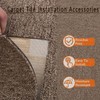 Carpet Tile Tape, 4" x 4"Carpet Square Adhesives Tabs That