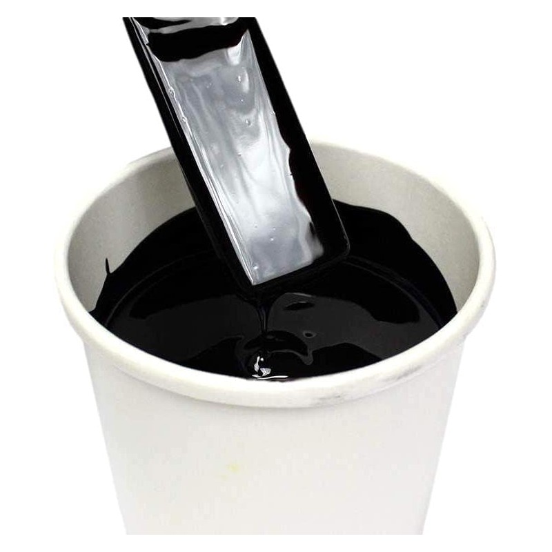 Fiberglass Supply Depot Black Gelcoat With Wax Gallon with 60cc