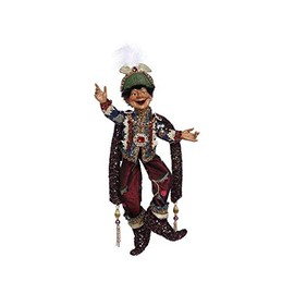 Mark Roberts 2021 Indian North Pole Boy Elf Figurine, 16" Small - Collectible Christmas Decor, Holiday Figurine for Mantel, Desk, or Shelf