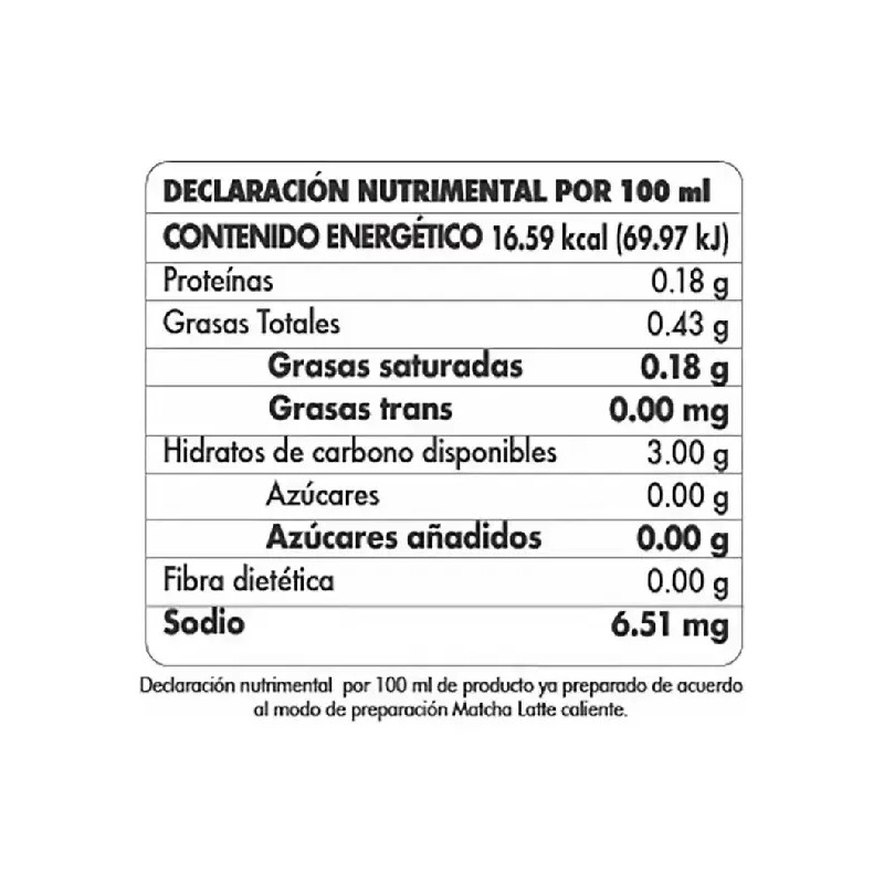 Te Verde Zoma Tea Antioxidante Matcha Latte 800 G