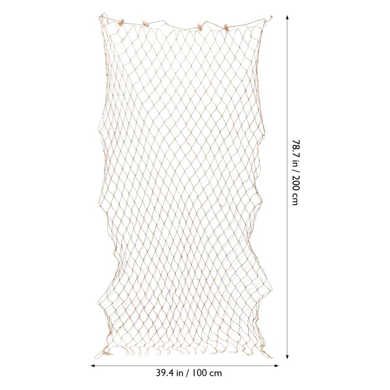 MAGICLULU Large Decorative Fish Net 200cm Long 100cm Wide Wall