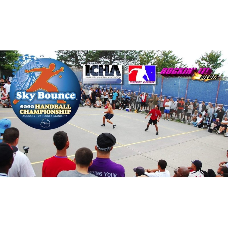 Sky Bounce Color Rubber Handballs for Recreational Handball, Stickball, Racquetball,