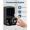 HIDALIFE Keyless Entry Door Lock, Keypad Door Lock with Handle,