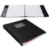 Uquelic Presentation Ring Binder, A4 Display Folder with 50 Punched