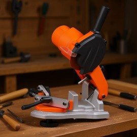Electric Chainsaw Sharpener 85W 5000Rpm Bench Model With Built In Light For WoodworkingLighting Type: With Built-in Light