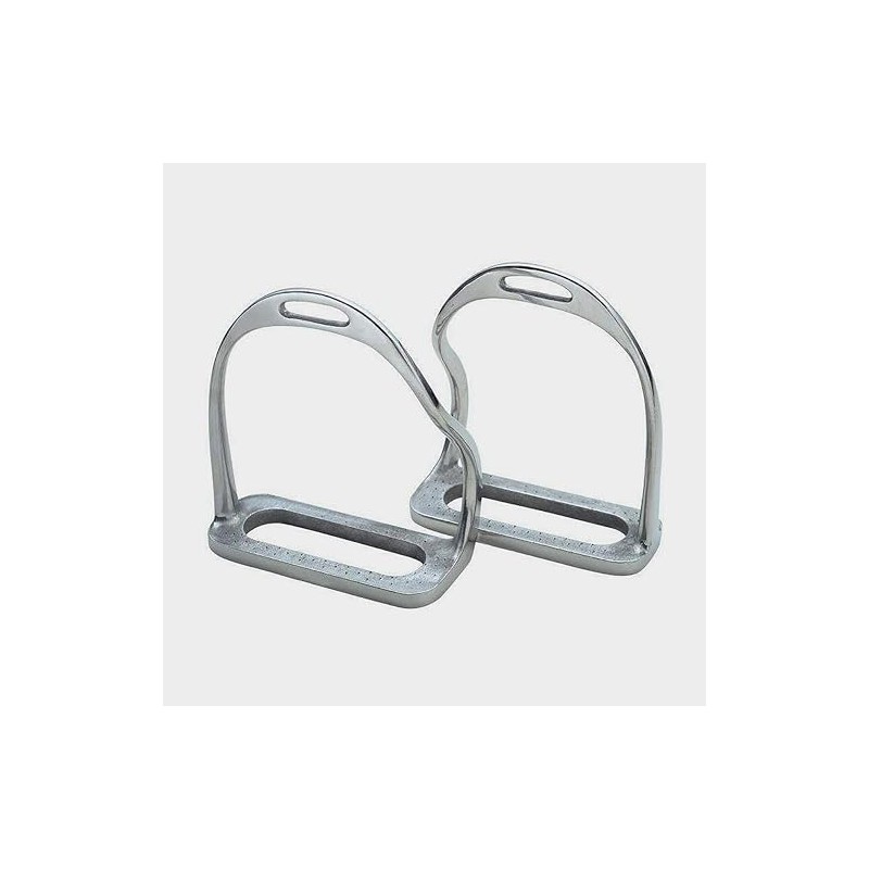 Shires Equestrian - Bent Leg Stirrup Iron - S/steel -
