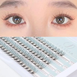 FELICIA Matsuecku Self 10 Bundles Large Capacity 5 Rows 0.1mm C Curl 8mm Volume Eyelashes Flare Rashes