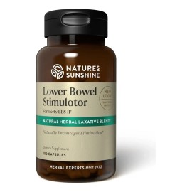 Natures Sunshine Lower Bowel Stimulator Lbsii 100caps Sabor Neutro                                                                                    