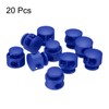 sourcing map 20pcs Plastic Cord Locks Double Hole Spring Toggle