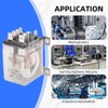 CNAODUN JQX-12F-2Z AC 110V Coil 30A 2NO 2NC DPDT 8