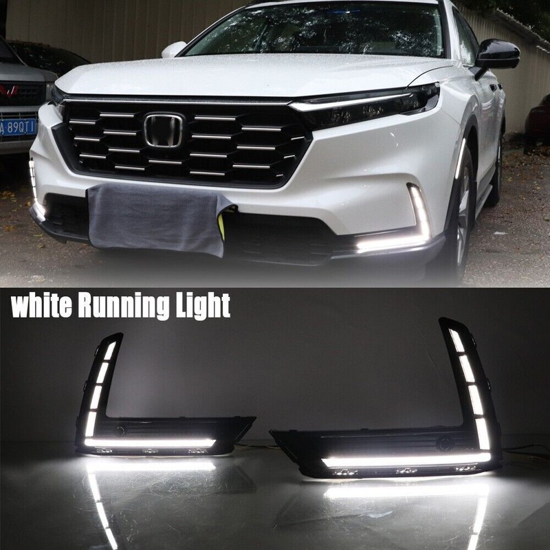 For Honda CR-V CRV 2023-2025 2pcs LED Fog Lamp Daytime