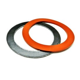 3" Gaskets Silicone Rubber & Graphite Set for Vacuum Casting Perforated Flasks by JTS