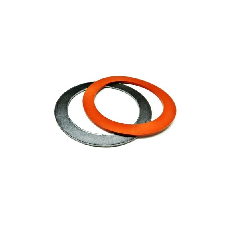 3" Gaskets Silicone Rubber & Graphite Set for Vacuum Casting