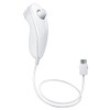 C-FUNN Klassischer Nunchuck-Controller für Wii Wii U, Schwarz und Weiß,