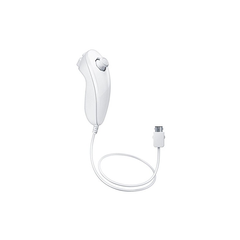 C-FUNN Klassischer Nunchuck-Controller für Wii Wii U, Schwarz und Weiß,
