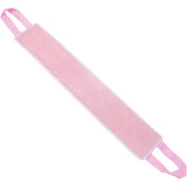 Aplicador de Loción para Espalda Fibra Rosa para Bronceado Uniforme, Herramienta Útil para Aplicar Autobronceador Fácilmente