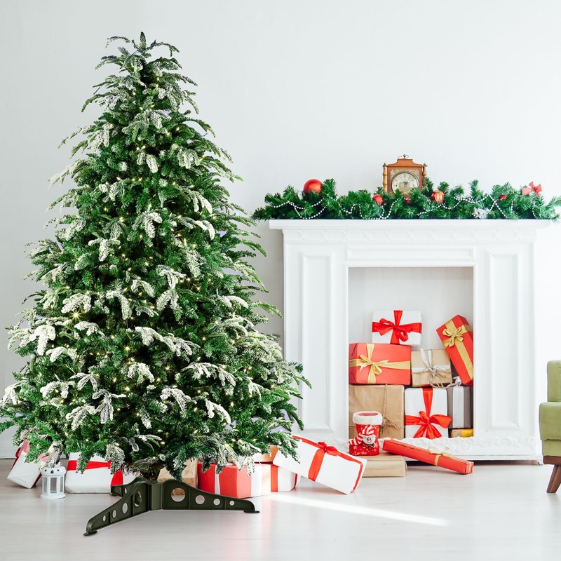 Homoyoyo Artificial Xmas Tree Base Stand,DIY Xmas Tree Holder Christmas