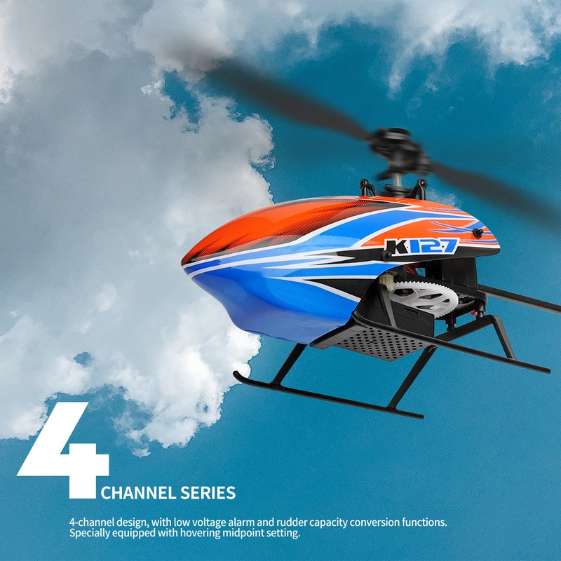 WLtoys XKS K127 RC Helicopter Remote Control Helicopter for Beginners