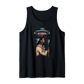 Peace Pipe to the Pleiades: First Nations, First Contact Tank Top