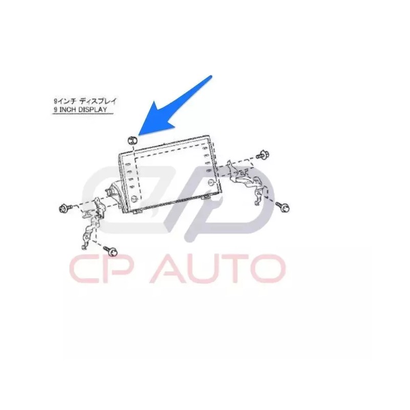 TOYOTA CAMRY SE XLE XSE RADIO CD PLAYER DISPLAY SCREEN