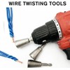 Wire Twister,Wire Twisting Tool,Electrical Wire Twister Tool for Drill,Wire Nut
