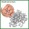 Motoforti 100 Pcs M6x1 Grease Nipple Fitting Straight 180 Degree